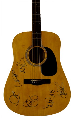 Silent Auction Idea Female Superstars Autographed Guitar