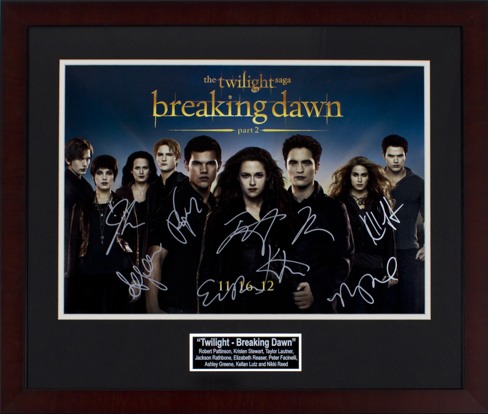 Robert Pattinson Breaking Dawn Autograph Autogramm Harry Potter Twilight 