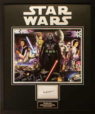 Charity Auction Items -Autographed Star Wars Memorabilia