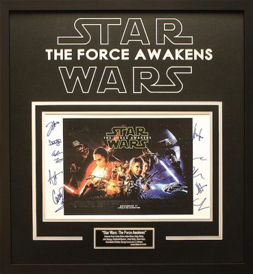 autographed star wars memorabilia