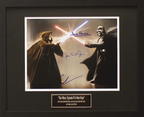 Charity Auction Items -Autographed Star Wars Memorabilia