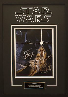 Charity Auction Items -Autographed Star Wars Memorabilia