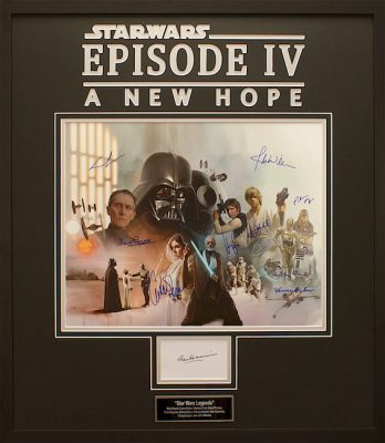 autographed star wars memorabilia