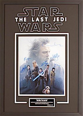 Autographed star 2025 wars memorabilia