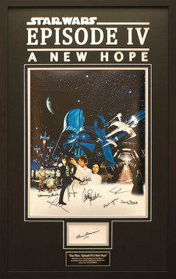 Charity Auction Items -Autographed Star Wars Memorabilia