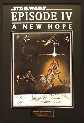 Charity Auction Items -Autographed Star Wars Memorabilia