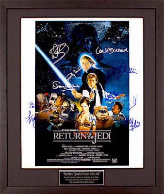 Autographed Star Wars Memorabilia