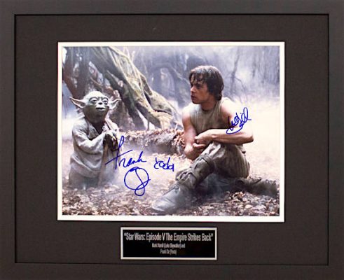 autographed star wars memorabilia