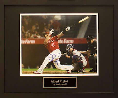 Charity Auction Items -Autographed Sports Memorabilia - ALBERT PUJLOS