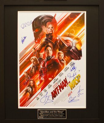 Charity Auction Items - Autographed 16×20 Movie Posters - ANT MAN