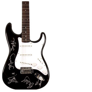 Charity Auction Items - Autographed Guitars -Aerosmith Guitar
