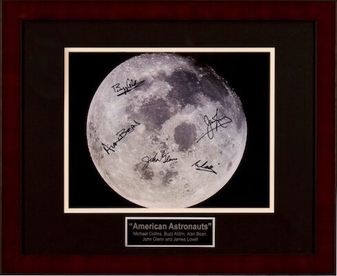 Charity Auction Items - Autographed Celebrity Photos - American Astonauts