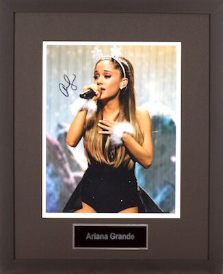 Charity Auction Items - Autographed Musician Photos - Ariana Grande