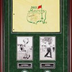Arnold Palmer and Jack Nicklaus Masters Flag