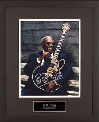 Charity Auction Items - Autographed Musician Photos - BB King