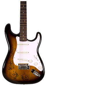 Charity Auction Items - Autographed Guitars -Black Sabbath Guitar