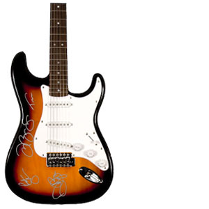 Charity Auction Items - Autographed Guitars -Bon Jovi Guitar