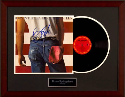 Charity Auction Items - Autographed Record Albums - Bruce Springsteen