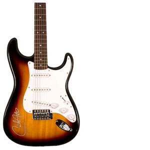 Charity Auction Items - Autographed Guitars -Carlos Santana Guitar