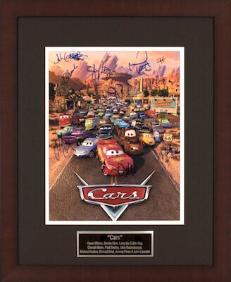 Charity Auction Items - Autographed Animation Art - Cars