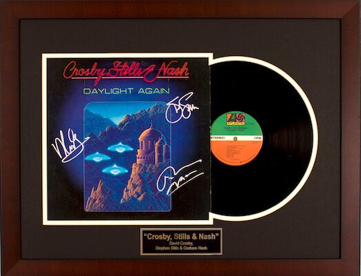 Charity Auction Items - Autographed Record Albums - Crosby Stills