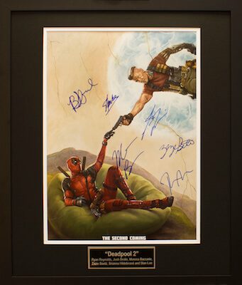 Charity Auction Items - Autographed 16×20 Movie Posters - DEADPOOL2