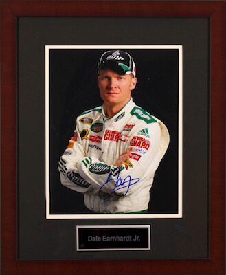 Charity Auction Items - Autographed Sports Memorabilia -Dale Earnhardt Jr 11x14 Photo