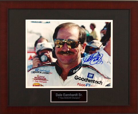 Charity Auction Items - Autographed Sports Memorabilia - Dale Earnhardt Sr 11x14 Photo