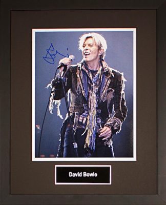 Charity Auction Items - Autographed Musician Photos - David Bowie 11x14 Photo