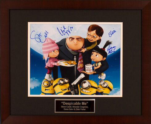 Charity Auction Items - Autographed Animation Art - Despicable Me