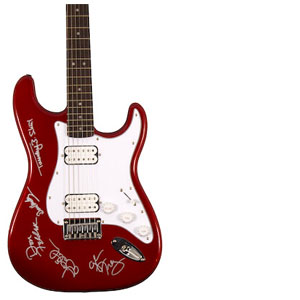Charity Auction Items - Autographed Guitars -Eagles Guitar