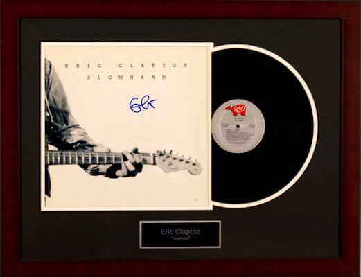 Charity Auction Items - Autographed Record Albums - Eric Clapton