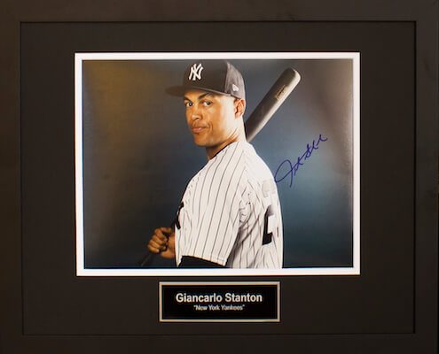 Charity Auction Items -Autographed Sports Memorabilia - GIANCARLO STANTON