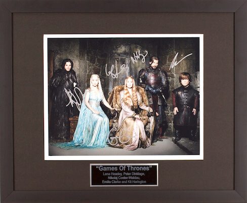 Charity Auction Items - Autographed Celebrity Photos - Game of Thrones