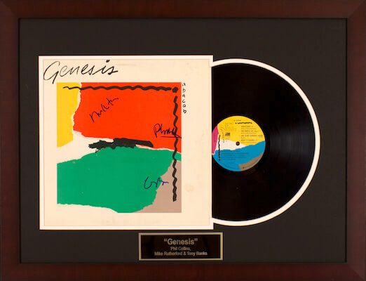 Charity Auction Items - Autographed Record Albums - Genesis