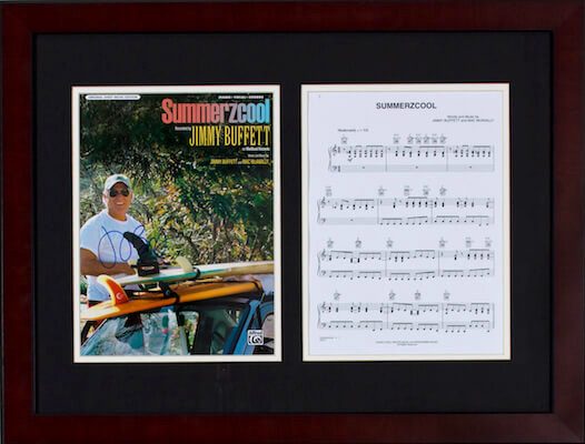 Charity Auction Items - Autographed Sheet Music - Jimmy Buffet