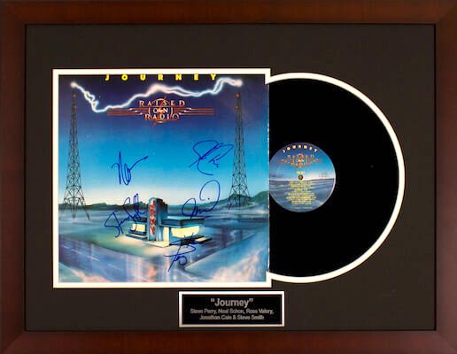 Charity Auction Items - Autographed Record Albums - Journey