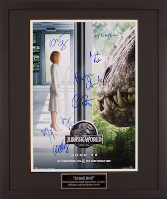Charity Auction Items - Autographed 16×20 Movie Posters - Jurasaic World