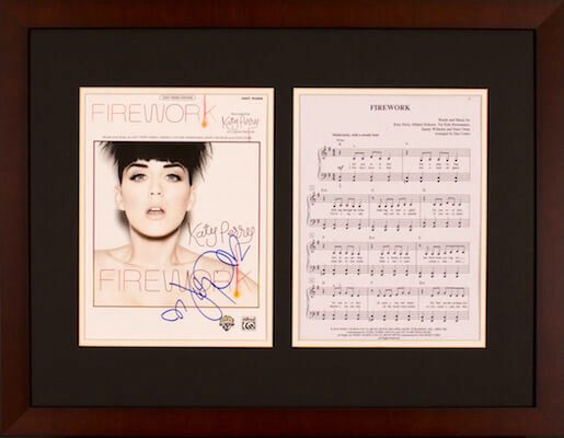 Charity Auction Items - Autographed Sheet Music - Katy Perry