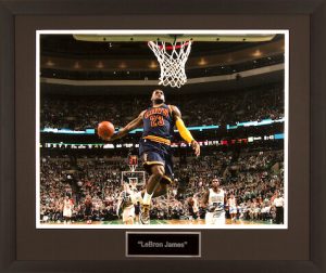 Charity Auction Items - Autographed Sports Memorabilia - LeBron James 16x20 Photo