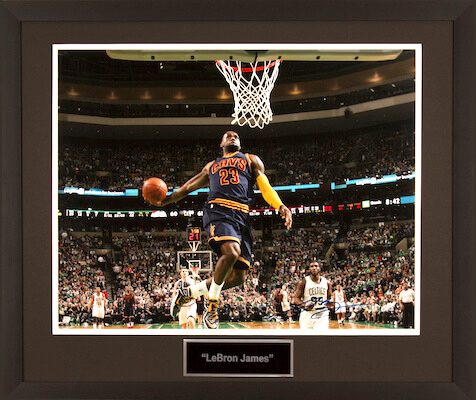 Charity Auction Items - Autographed Sports Memorabilia - LeBron James 16x20 Photo