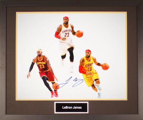 Charity Auction Items - Autographed Sports Memorabilia - LeBron James