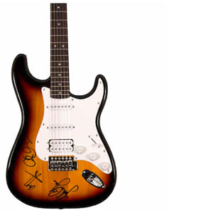 Charity Auction Items - Autographed Guitars -Led Zeppelin Guitar