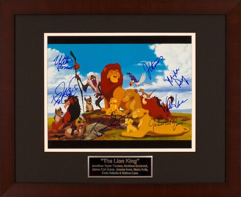 Charity Auction Items - Autographed Animation Art - Lion King