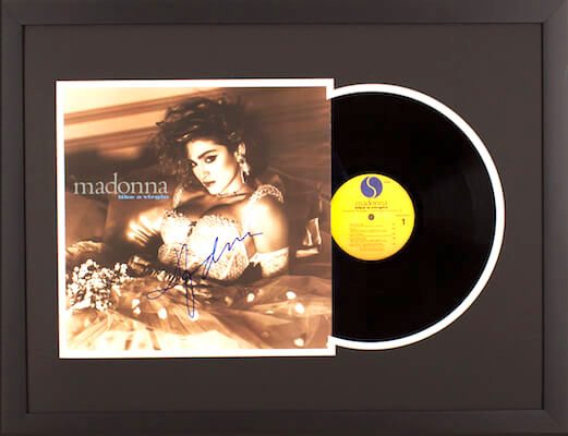 Charity Auction Items - Autographed Record Albums - Madonna