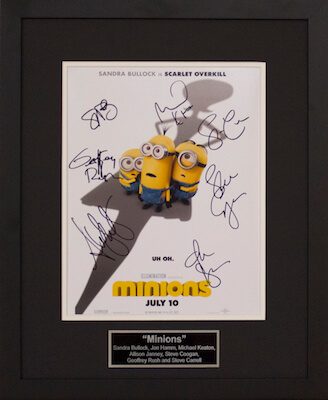 Charity Auction Items - Autographed Animation Art - Minions