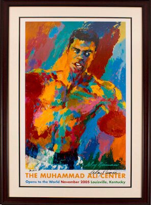 Charity Auction Items - Autographed Championship Boxing Posters - Muhammad Ali Lithograph