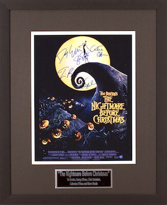 Charity Auction Items - Autographed Animation Art - Nightmare Before Christmas