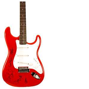 Charity Auction Items - Autographed Guitars -Perl Jam Guitar