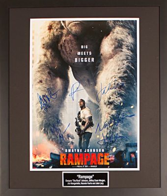 Charity Auction Items - Autographed 16×20 Movie Posters - Rampage